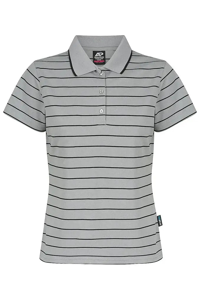 Aussie Pacific Vaucluse Lady Polos 2324  Aussie Pacific SILVER/BLACK 6